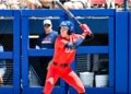 Skylar Wallace at the USA All-Star Softball Showcase
