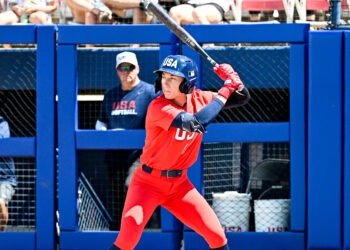 Skylar Wallace at the USA All-Star Softball Showcase