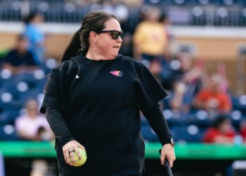 Lindsay Leftwich associate head coach of the AUSL's Carolina Blaze